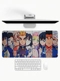 Hashira Legacy anime-inspired deskmat featuring legendary warrior character artwork and stitched edges